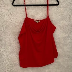 Express Cowl Neck Crop Top